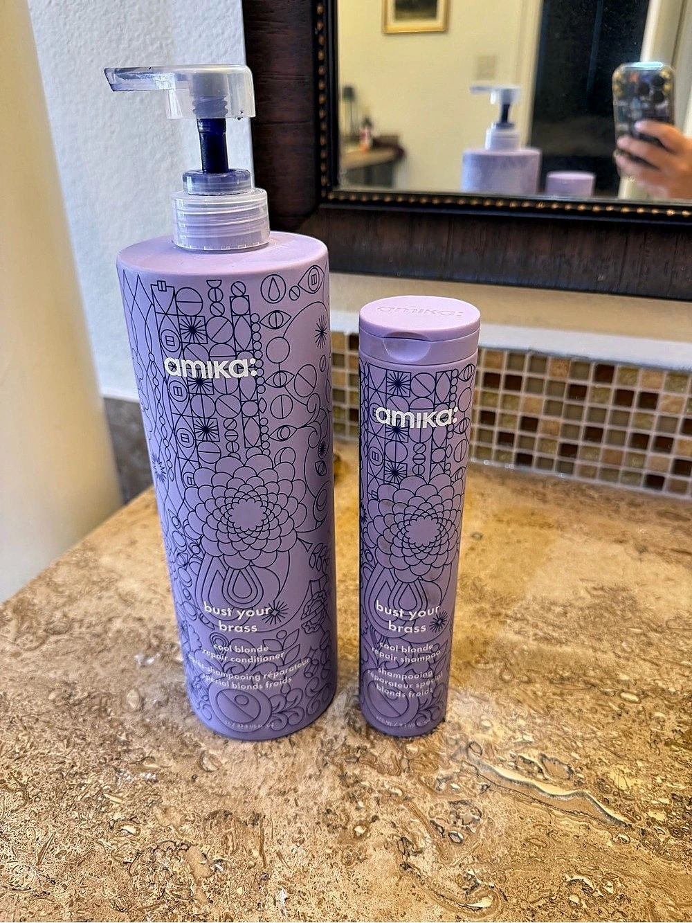 Amika: Bust Your Brass Purple Hair Care Duo